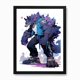 Wolf Character Art Print