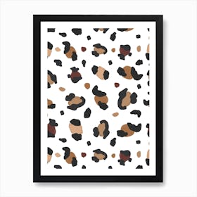 Cute Leopard Pattern Art Print