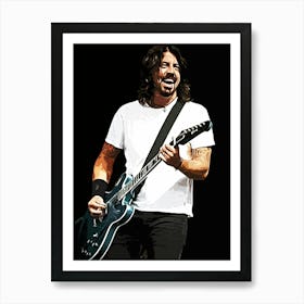 Dave Grohl Foo Fighters 19 Art Print