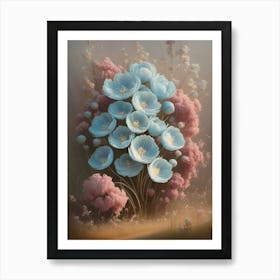 Blue Poppies 2 Art Print