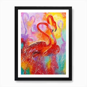 FLAMINGO Art Print