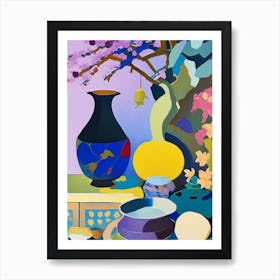 Koraku En, Japan Abstract Still Life Art Print