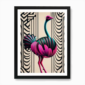 Ostrich 2 Art Print