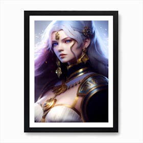 Elara Pearl Art Print