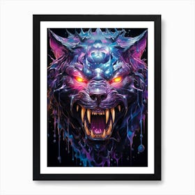 Wolf Head Art Print