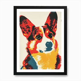 Corgi Art Print