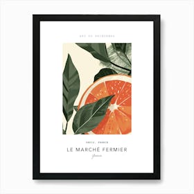 Guava Le Marche Fermier Poster 5 Art Print