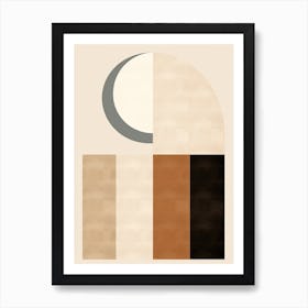 Moon And The Stars, Bauhaus Art Print