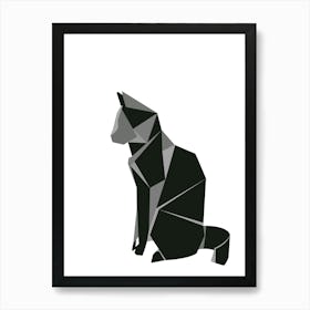 Origami Cat Poster