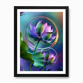 Lotus Flower 128 Art Print
