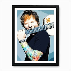 Ed Sheeran 8 Art Print