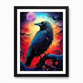 Raven Art Print