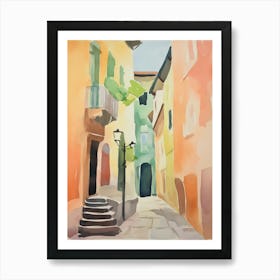 Ravenna, Italy Watercolour Streets 3 Art Print