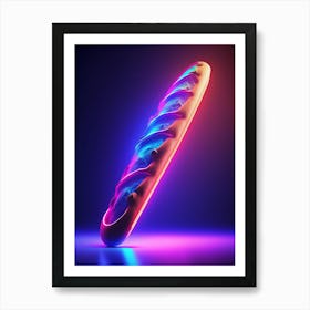 Neon Baguette 1 Art Print