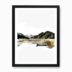 Lake Taupo Art Print