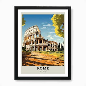 Rome Colossion Italy Art Print