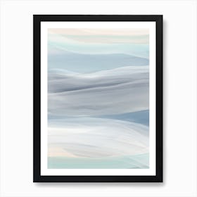 Abstract Blues III Art Print