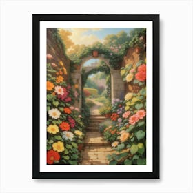 Garden Path Art Print