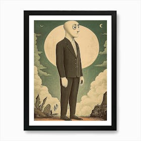 Man In A Suit 8 Art Print