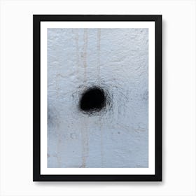 Black And White Abstract Painting 3 Art Print