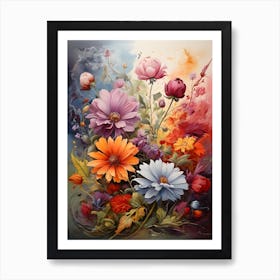 Flowers In A Vase 1 Art Print