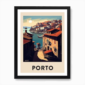 Porto 3 Vintage Travel Poster Art Print