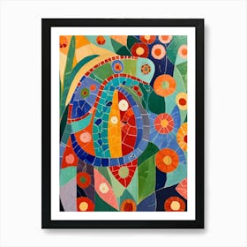 Mosaic Garden Art Print