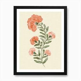 Watercolor Flowers Art Print