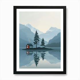 House On The Island Art Print