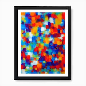 Abstract Squares 1 Art Print