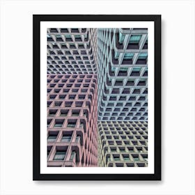 Marunouchi Collage Building Art Print