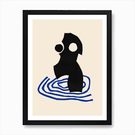 Bathing Art Print