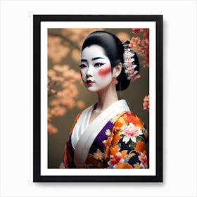 Geisha 103 Art Print