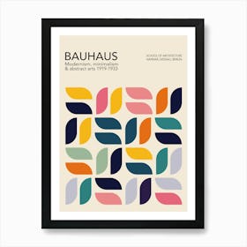 Geometric Shapes Bauhaus Art Print