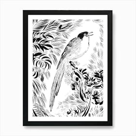 Bird In The Jungle Art Print