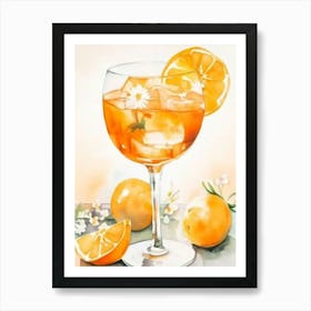 Tequila Cocktail Art Print