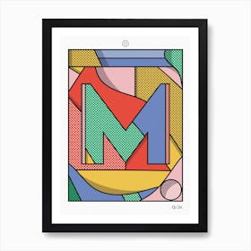 The Letter M Art Print