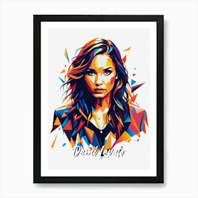 Demi Levato 01 Art Print