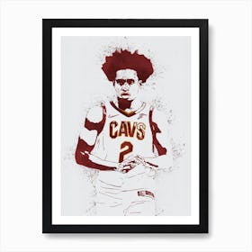 Collin Sexton Cleveland Cavaliers Art Print