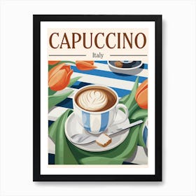 Capuccino Coffee Drink Kitchen Art Print