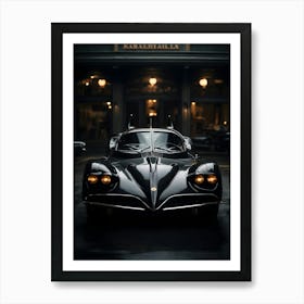 Batman Batmobile 2 Art Print