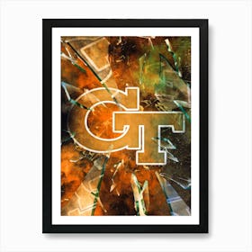 Georgia Tech Yellow Jackets 1 Art Print