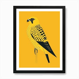 Yellow Falcon 2 Art Print
