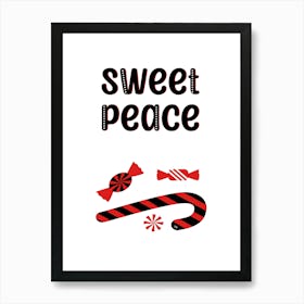 Sweet Peace Nordic Xmas collection Art Print