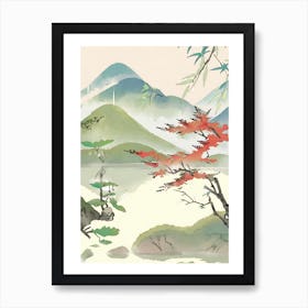 Japanese Landscape Art Print