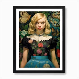 Alice In Wonderland Kitsch 4 Art Print