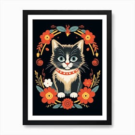 Baby Animal Illustration  Kitten 2 Art Print