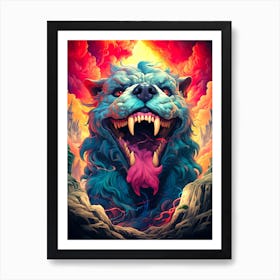 Wolf Hunter Art Print