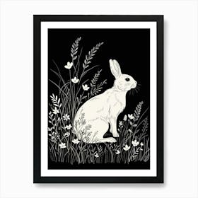 Rabbit In The Meadow 1 Art Print