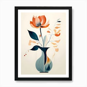 Abstract Floral Painting 11 Art Print